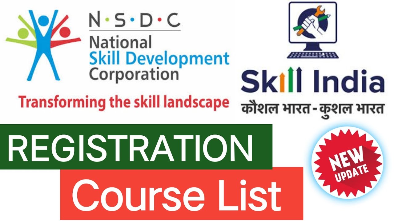 Skill India Registration Online 2026।skill india courses list 2026। skill india digital registration