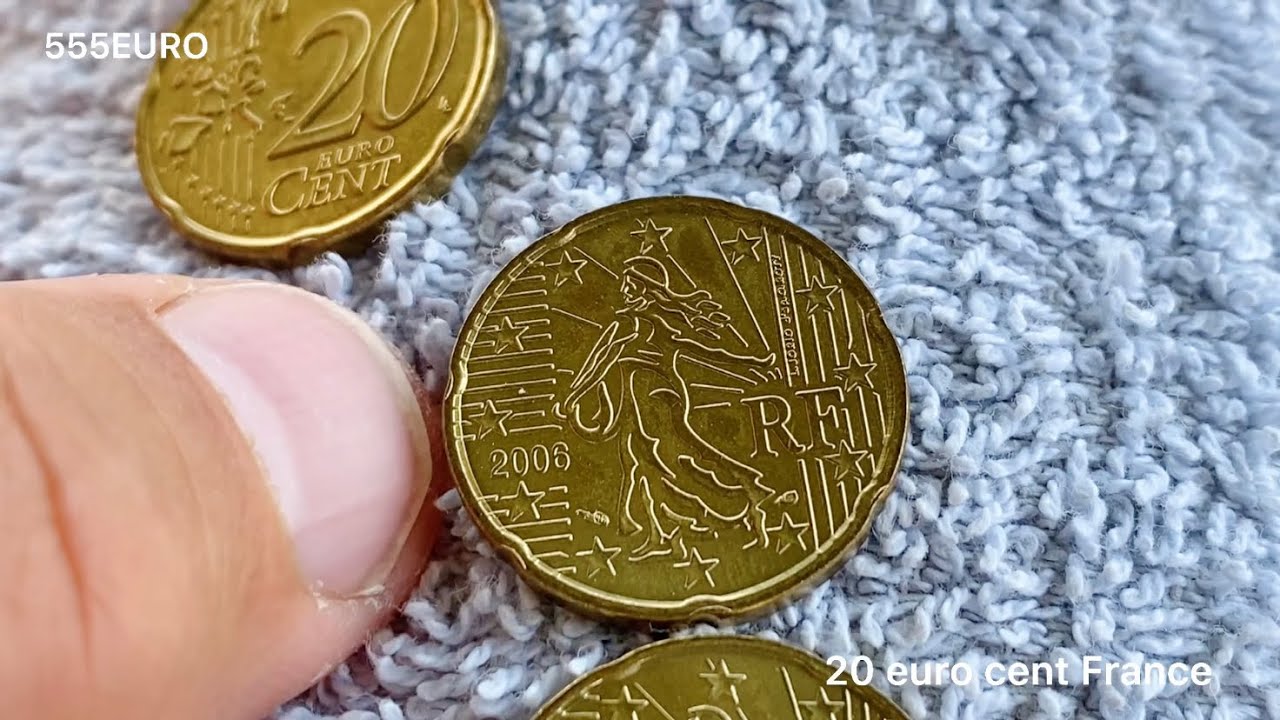 20 euro cent France 2005 2006 2007 2008 2009 2010
