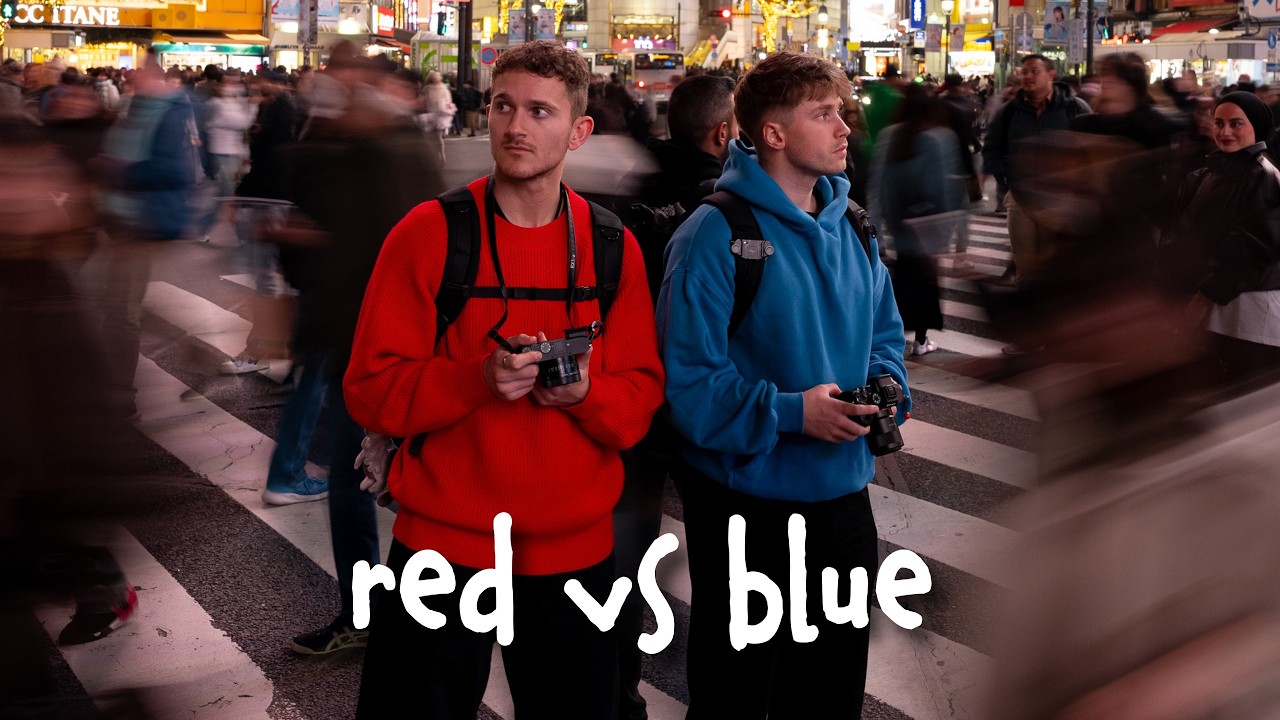Colour Hunting Photography Battle (Red Vs Blue)