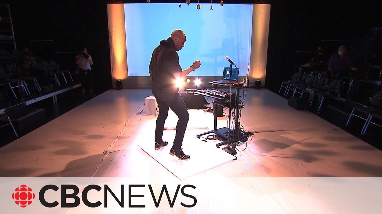 How this tap dancer creates a high-tech show for the deaf, hard of hearing