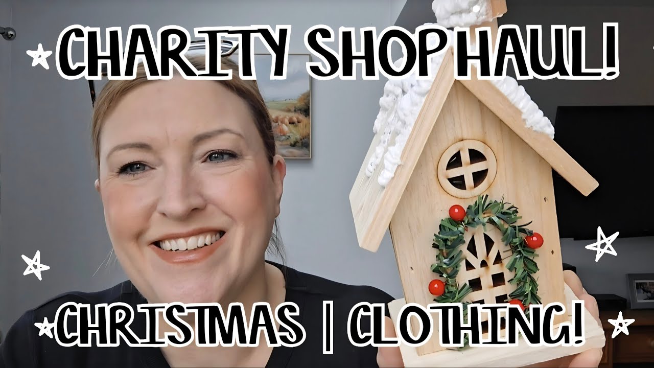 CHARITY SHOP HAUL! CHRISTMAS | CLOTHING! #haul #thrift #thrifted #charityshophaul #thrifthaul 