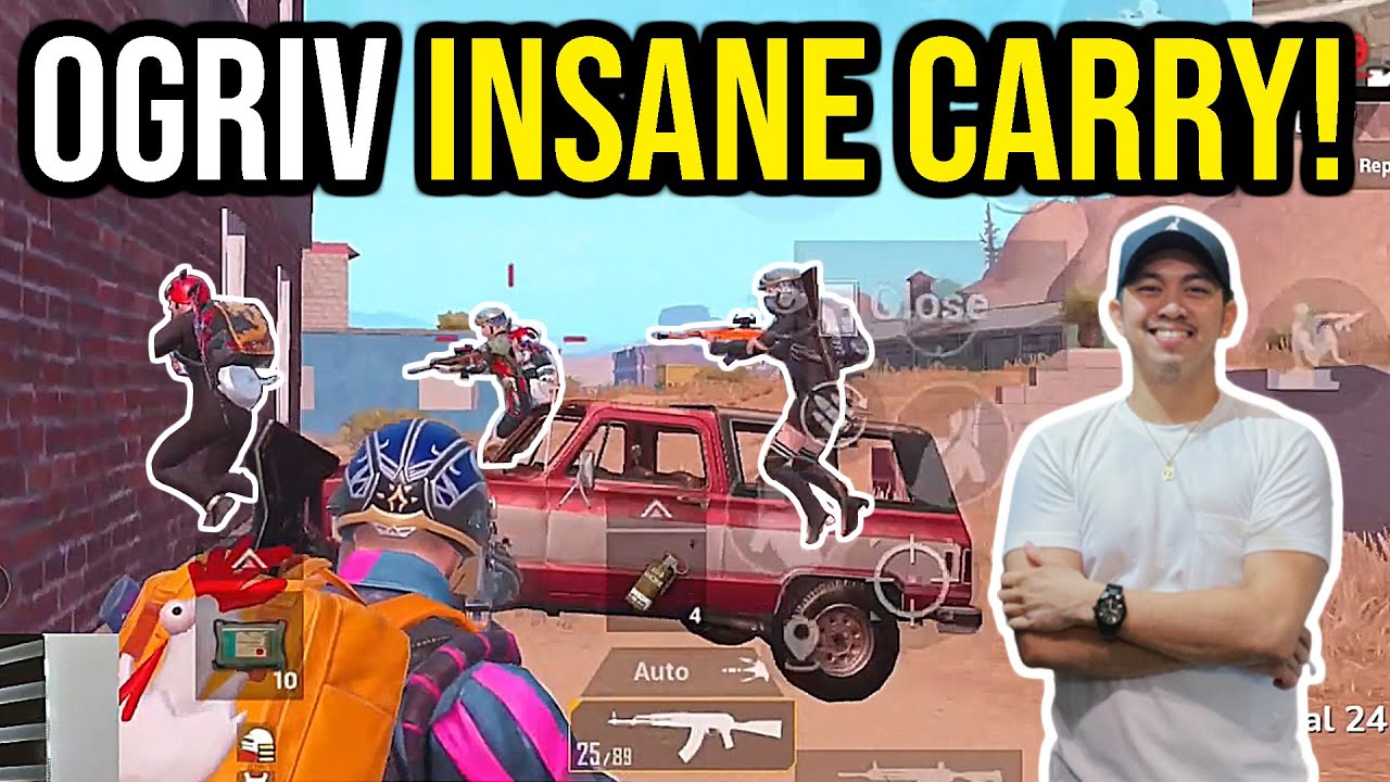 OGRIV INSANE CARRY! | PUBG MOBILE PHILIPPINES