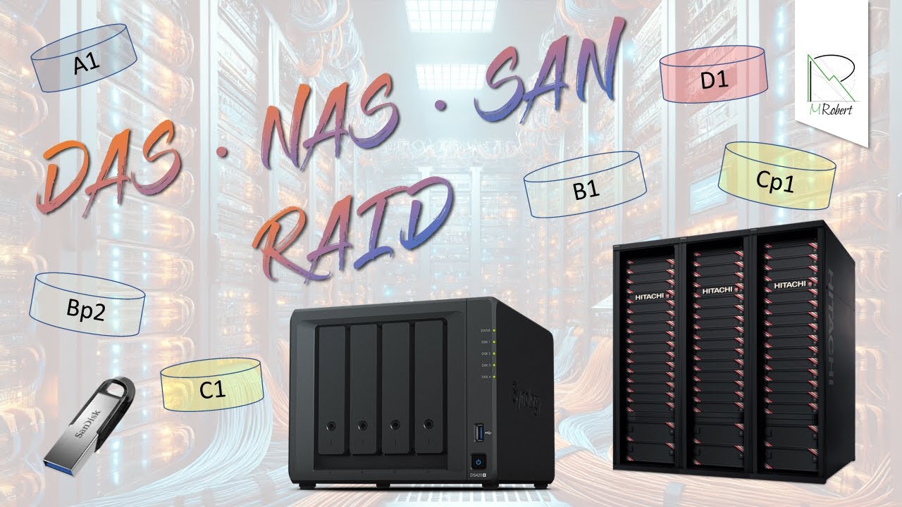 Adattárolás rendszergazdai szemmel: DAS, NAS, SAN és RAID megoldások (0, 1, 10, 5, 6)