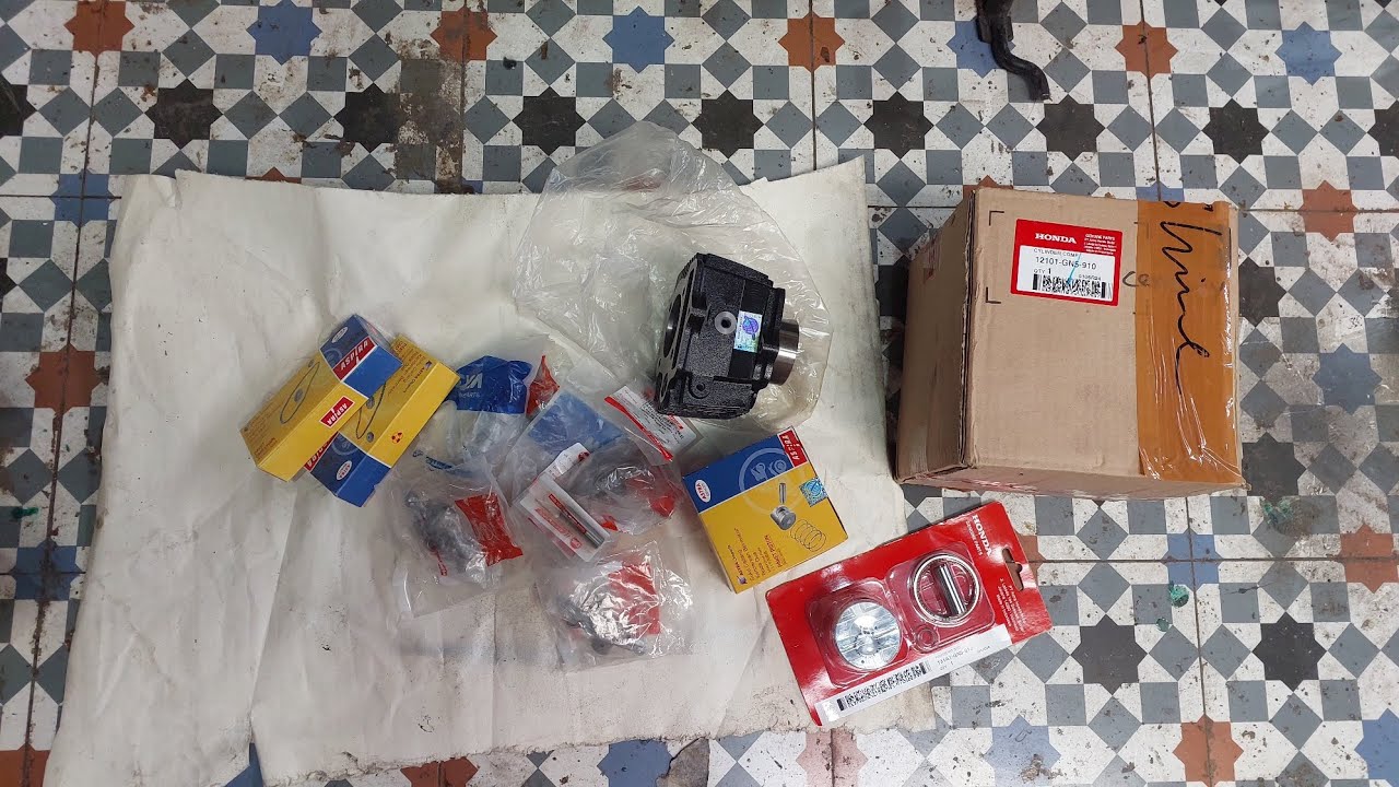 0962970241 Nòng Piston Bạc+ Cam Cò Dream, Wave 100