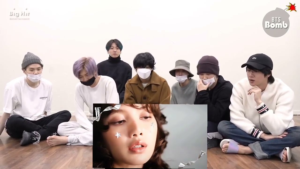 "BTS Fanmade Reaction: Lisa BLACKPINK's Mesmerizing Photoshoot Moments"