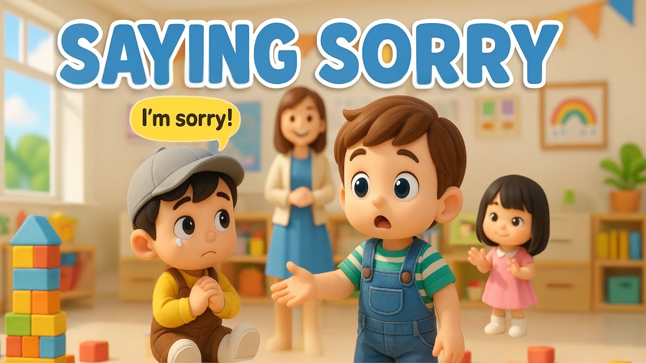 Saying Sorry | Social Skills Story for Kids | Learn Manners & Emotions | Bi-Lee Kids Channel