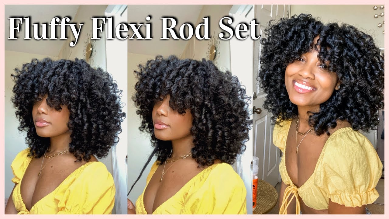 Fluffy Flexi Rod Set GEL FREE | 8 Flexi Rods | Camille Rose Naturals