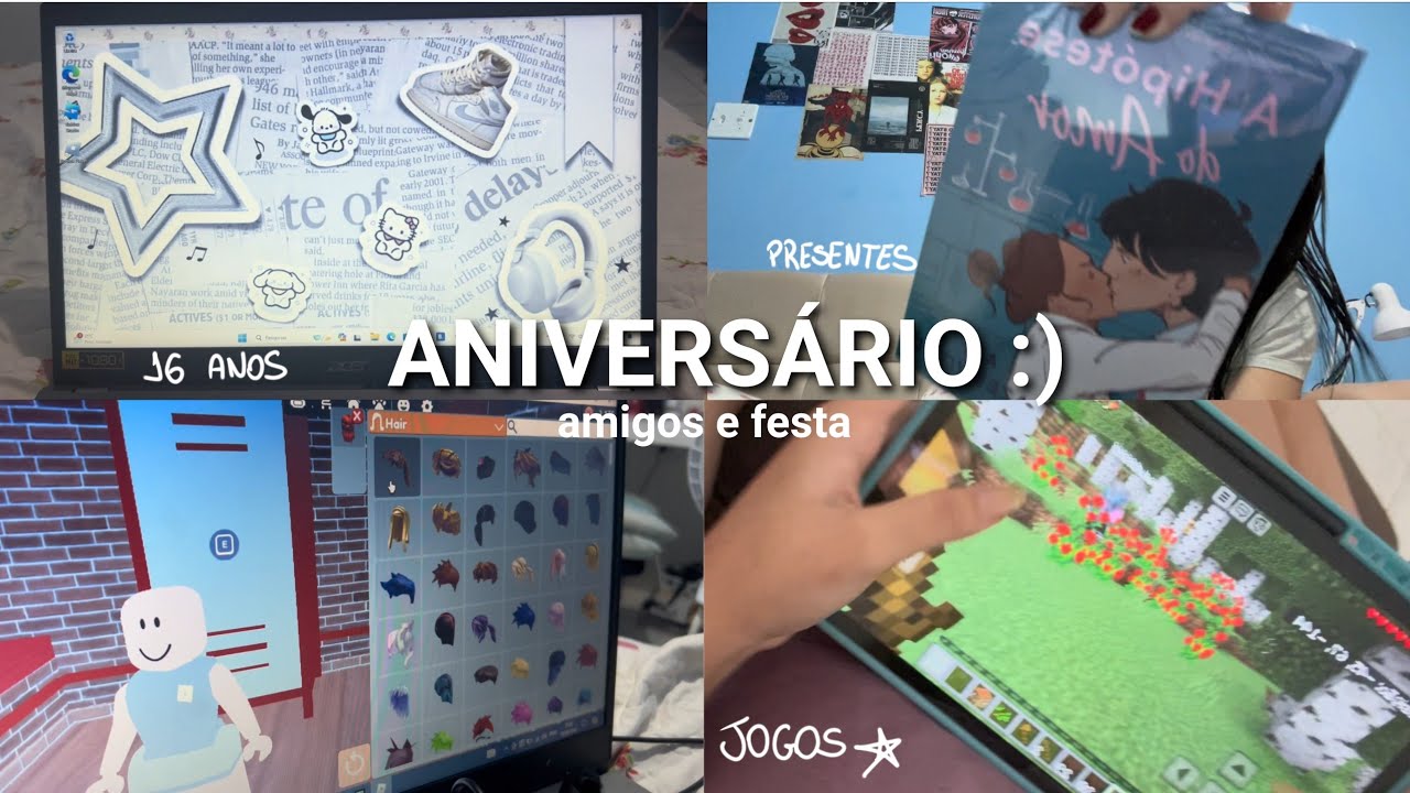 aniversário, bagunça & presentes | HI NAJU