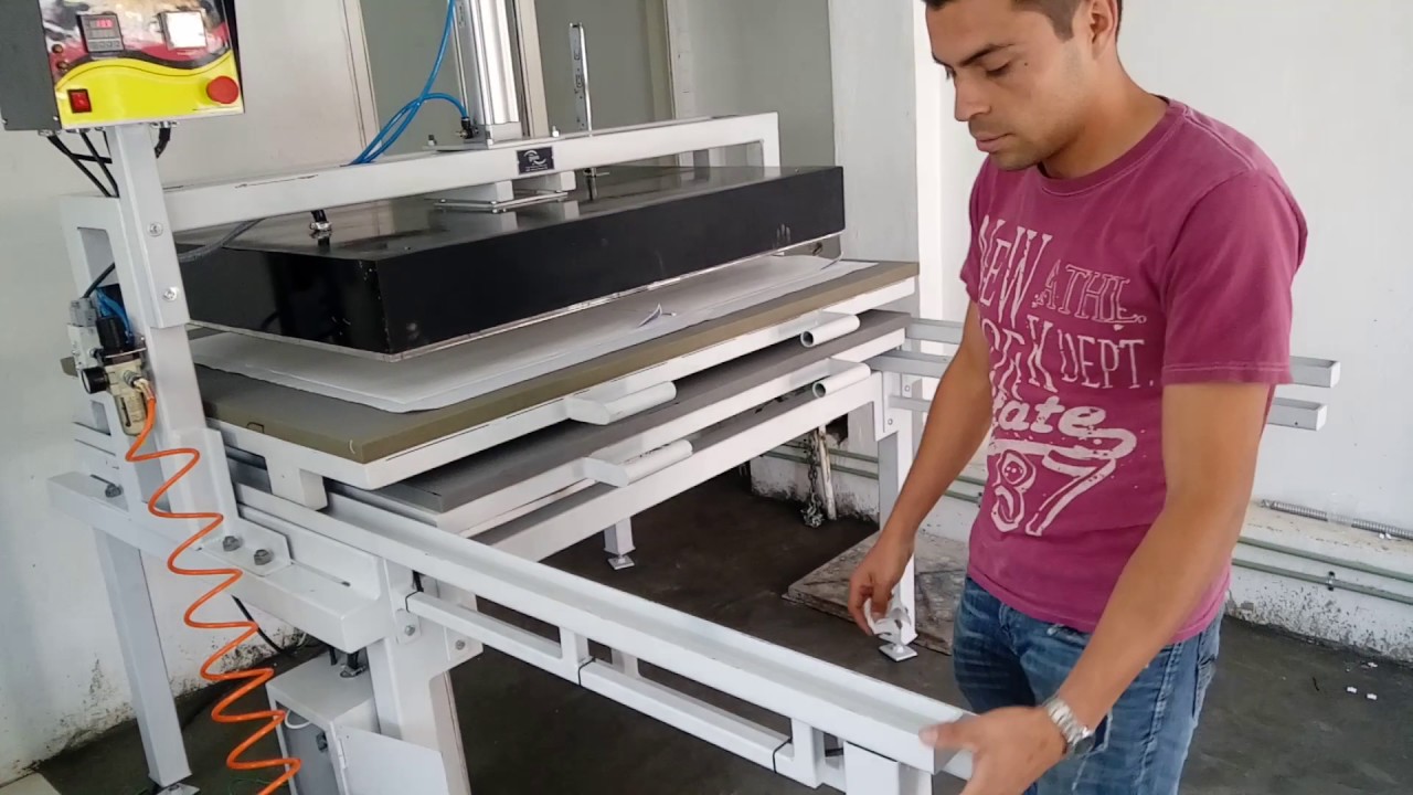 Sublimadora Aj6000 .90 mts x 1.22 mts doble bandeja deslizable.