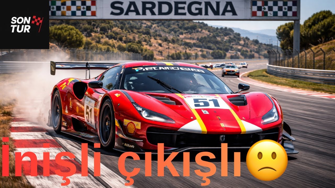Bol inişli çıkışlı bir Yarış oldu🙁|Ferrari 296 Gt3| GT7 