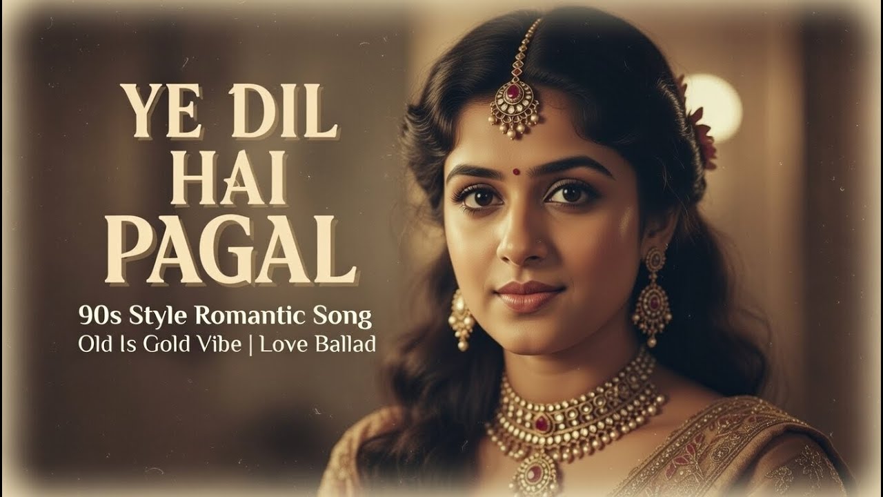 Mera Dil Bhi Kitna Pagal Hai | 90s Style Romantic Song | Old Is Gold Vibe | Love Ballad