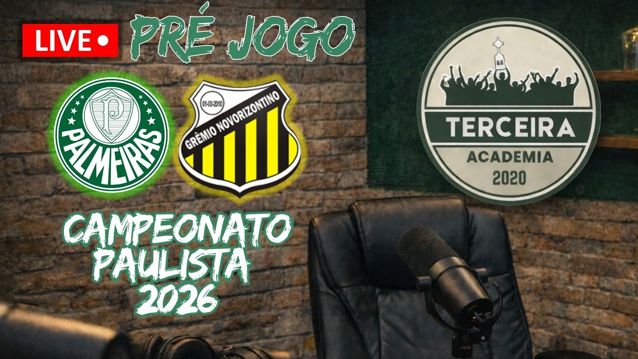 #AOVIVO | PALMEIRAS X NOVORIZONTINO | #PRÉJOGO | CAMPEONATO PAULISTA