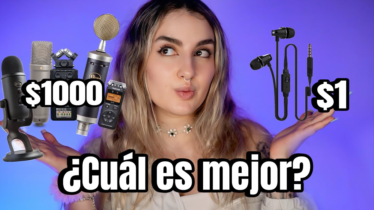 asmr MICROFONOS BARATOS VS CAROS ¿CUÁL ES MEJOR? Ale ASMR español