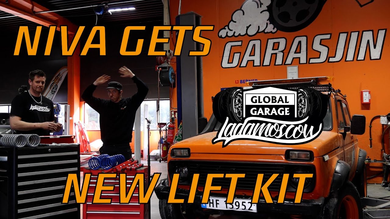 Lada Moscow x Valdres Gatebil, Norway # Part 2 - THE NIVA GETS A BRAND NEW +70mm LIFT KIT