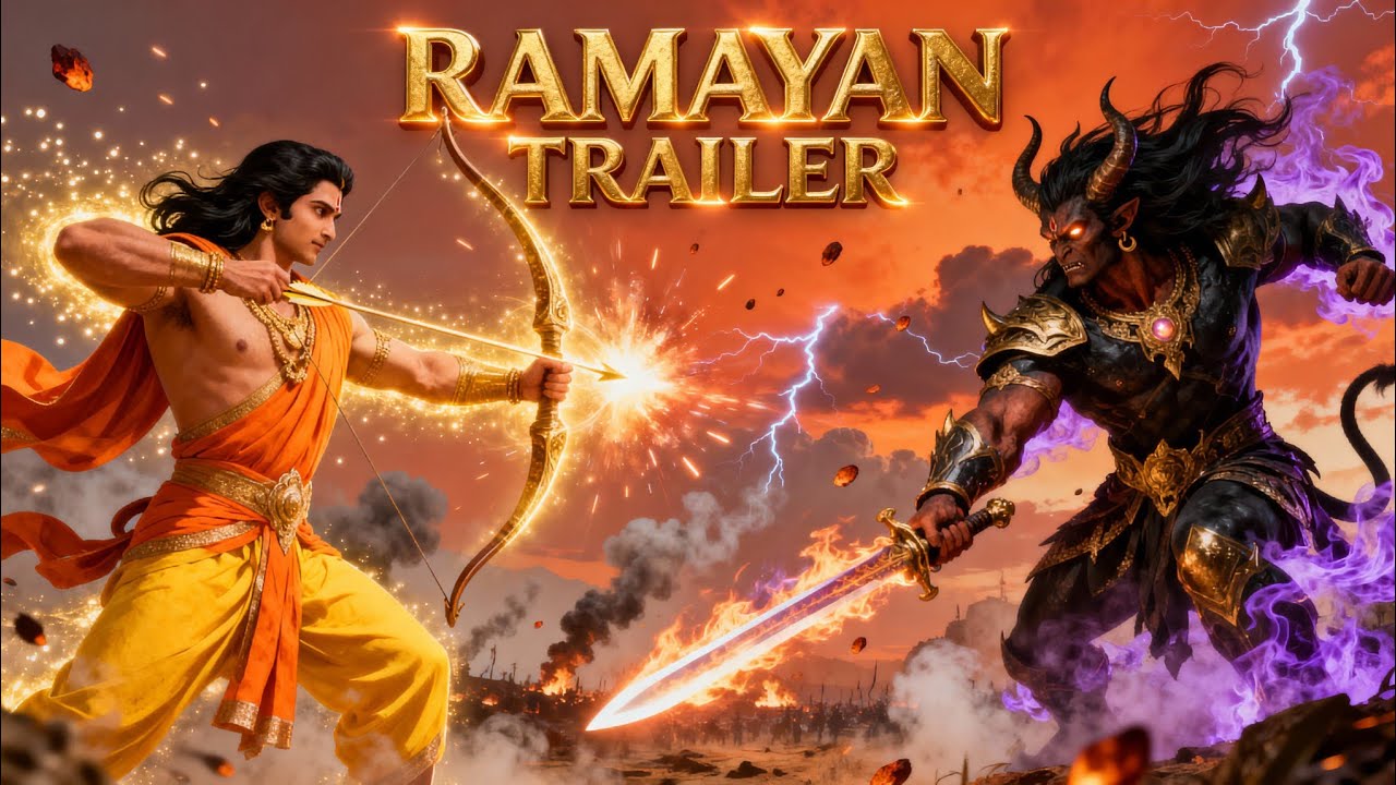 RAMAYAN Cinematic Trailer | Shri Ram vs Ravana | Epic Hindu Mythology Animation | Final Battle