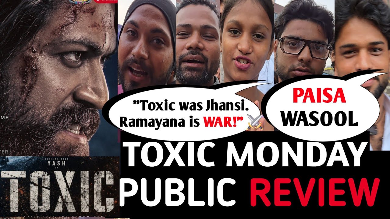 Toxic Movie Day 6 Public Review | Toxic Housefull Monday Public Reaction #rockingstaryash #toxic 