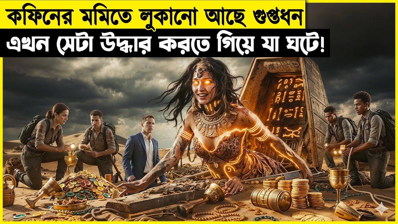 কবরের মধ্যে লুকানো ছিল গুপ্তধন, যা উদ্ধার করতে গিয়ে তাদের জীবন শেষ..! | movie explained in bangla