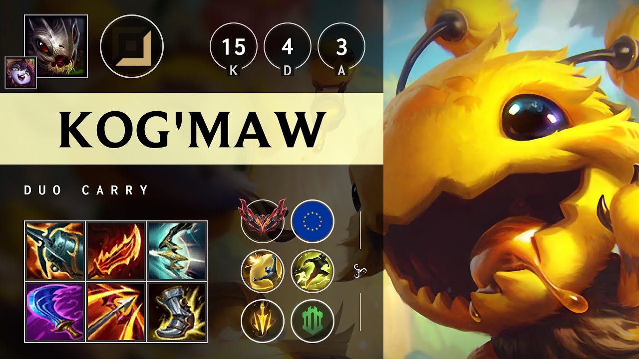 Kog'Maw ADC vs Yunara - EUW Grandmaster Patch 25.16
