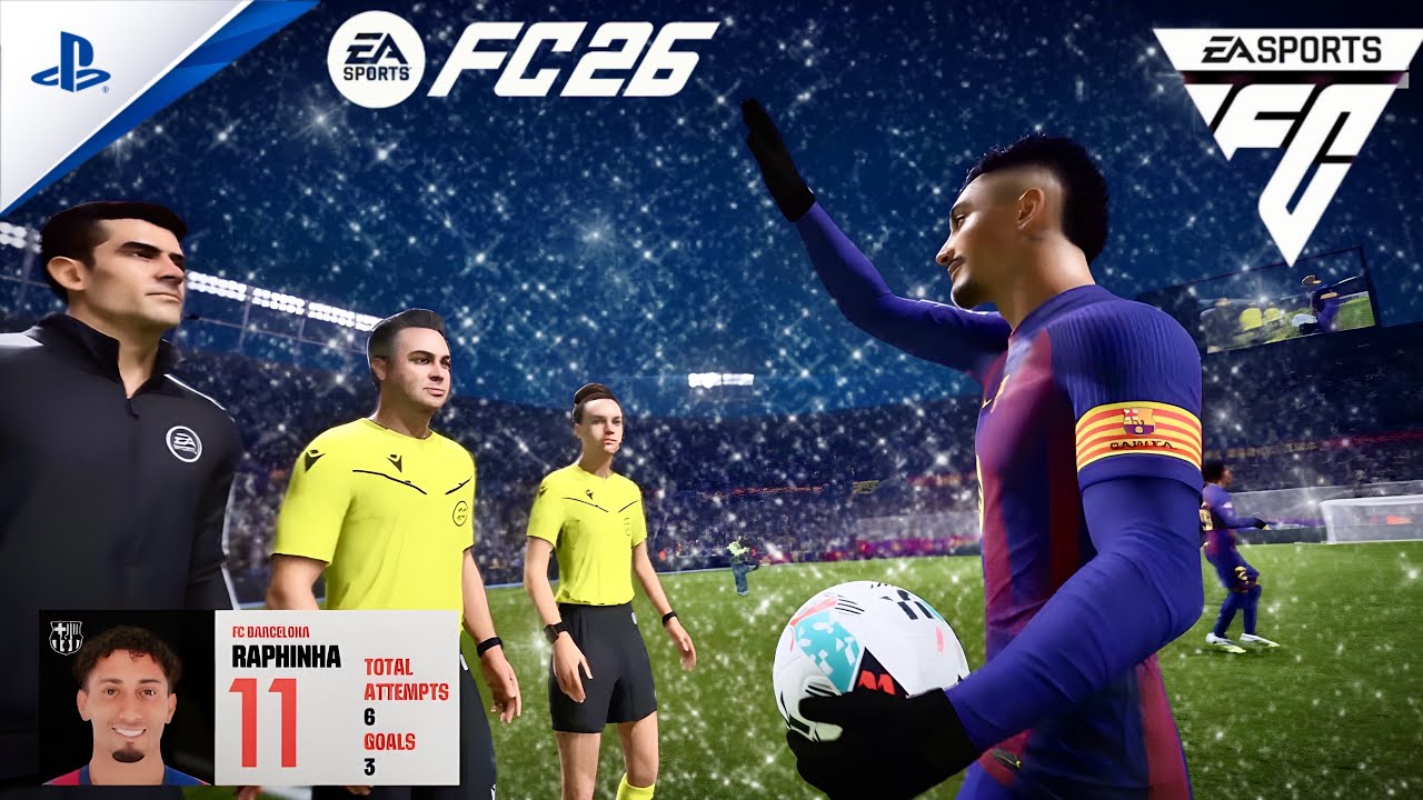 RMFC vs FCB (PS5 PRO) EA FC 26 LOOKS AMAZING on PRO | Realistic Gameplay [4K 60FPS HDR] FIFA 26