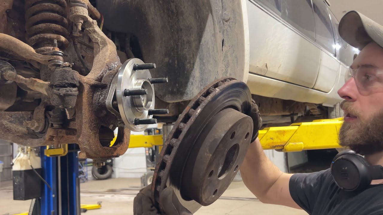 Front Wheel Bearing Replacement 2007 Dodge Dakota 2x4 RWD
