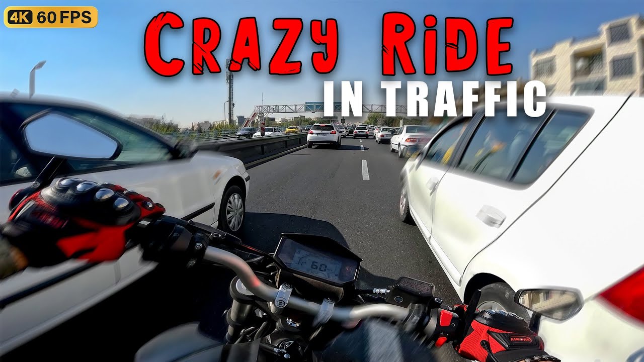 Crazy Ride in Heavy Traffic  | لایی بازخطری تو ترافیک با بنلی 180