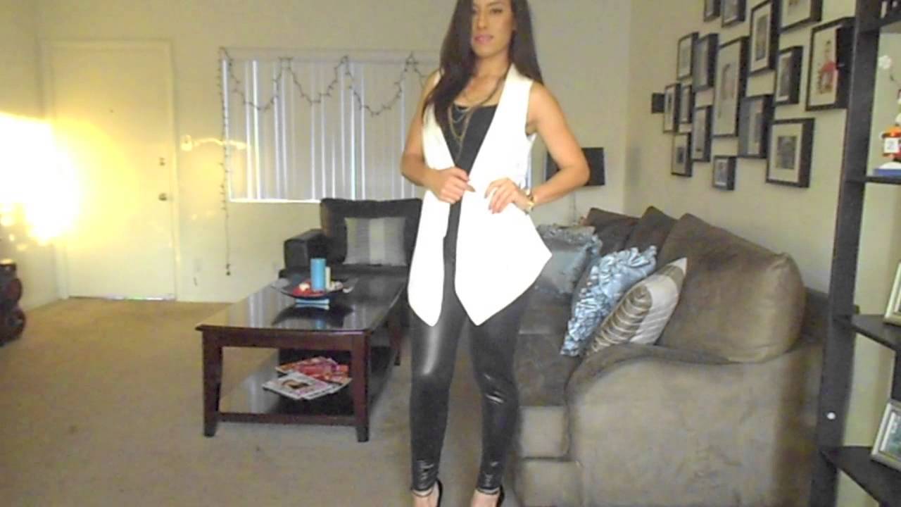 Fashion Diary: leather, latex and sweater dresses