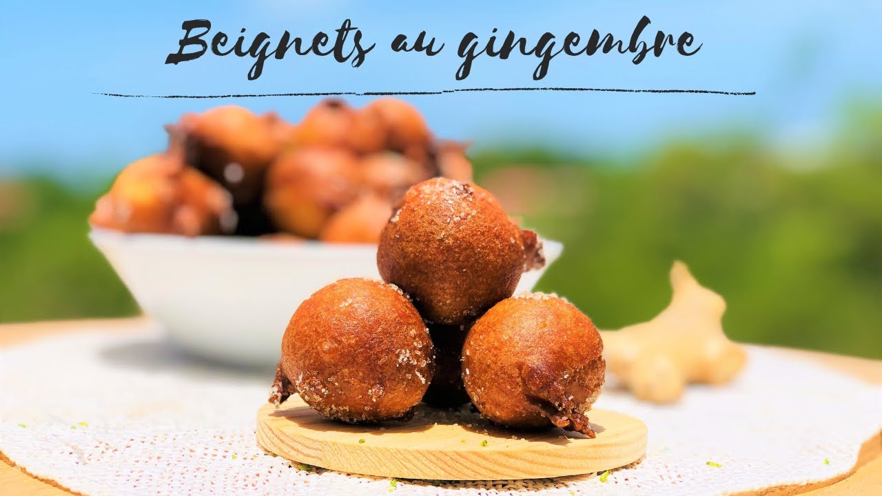Beignets 🍩 au gingembre