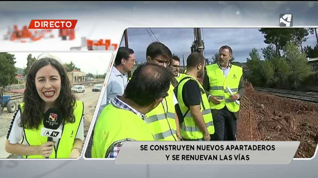 AVANZAN LAS OBRAS EN EL TREN ZARAGOZA-SAGUNTO