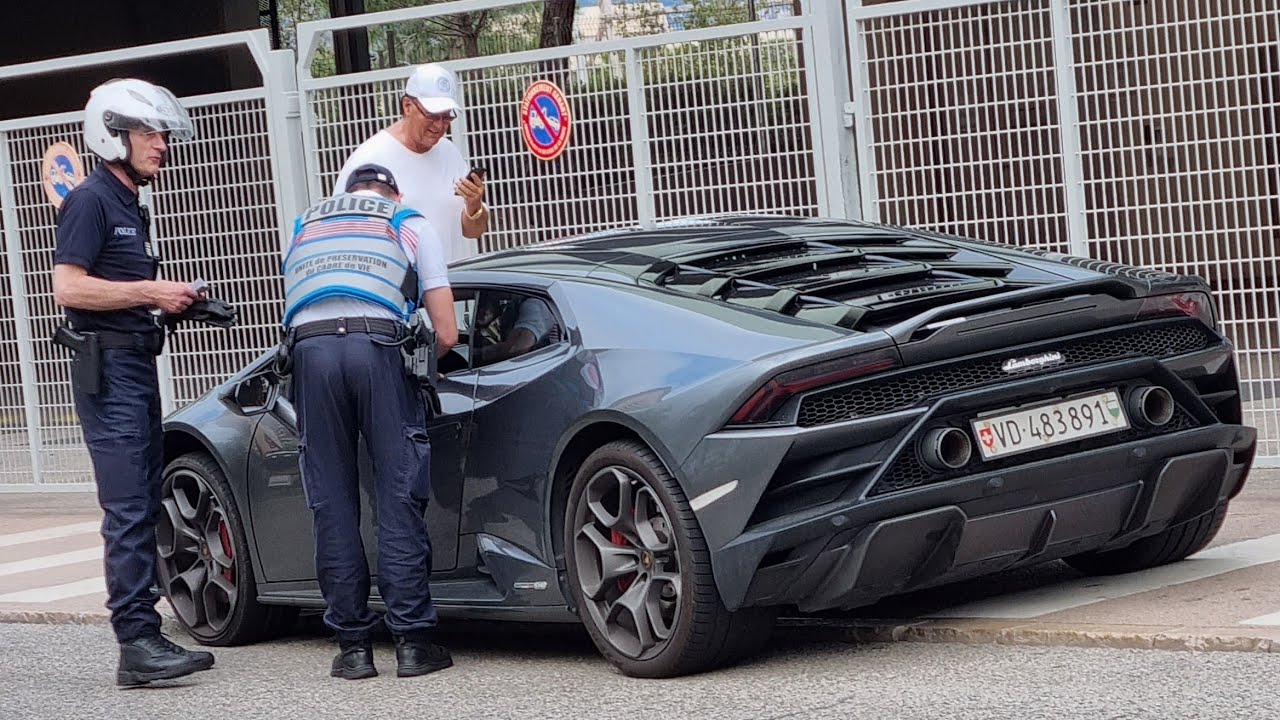 POLICE vs SUPERCARS in Monaco! Top Marques 2023!
