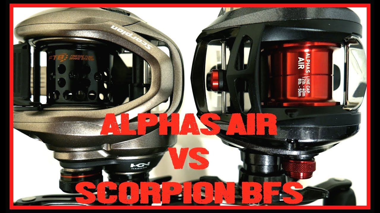 DAIWA ALPHAS AIR VS SHIMANO SCORPION BFS! TOE TO TOE ULTRA LIGHT LURE DISTANCE CAST BATTLE