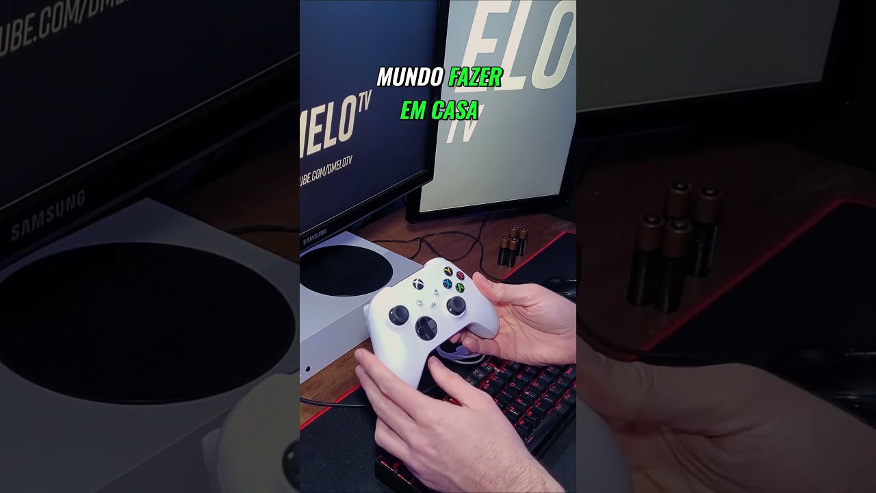 Como Conectar o Controle de Xbox Series no PC via USB Veja o tutorial completo ☝️ #dmeloTV