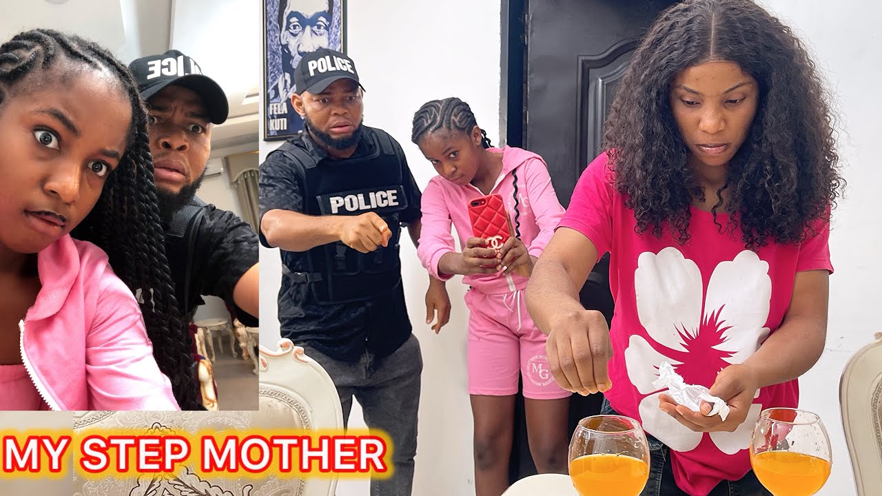 STEP MOTHER POISON HER STEP DAUGHTERS DRINK 🍹 TO TO BE IN CHARGE THIS HAPPENED #stepbystep #mother 
