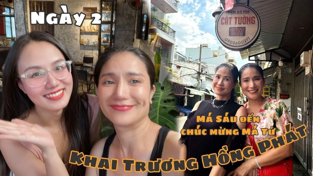 ĐÀO VÂN ANH tặng CÁT TƯỜNG bánh mì khủng NGÀY KHAI TRƯƠNG!!!