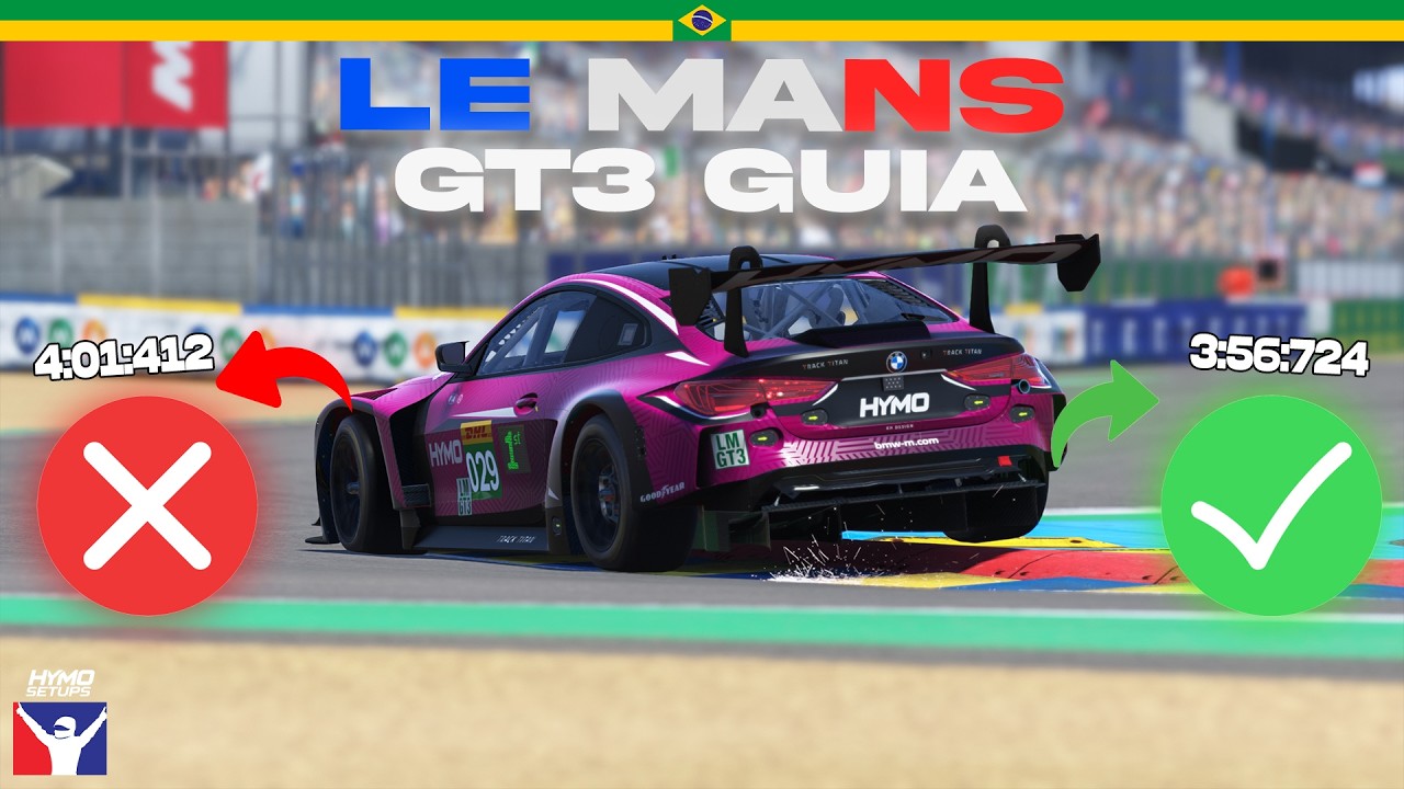 COMO FAZER LE MANS NO LE MANS ULTIMATE | LMGT3 Track Guide e dicas