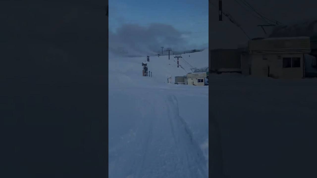 takasu snowpark opening 12/17 snowrain seharian #takasusnowpark #takasu #snowboarding #winter
