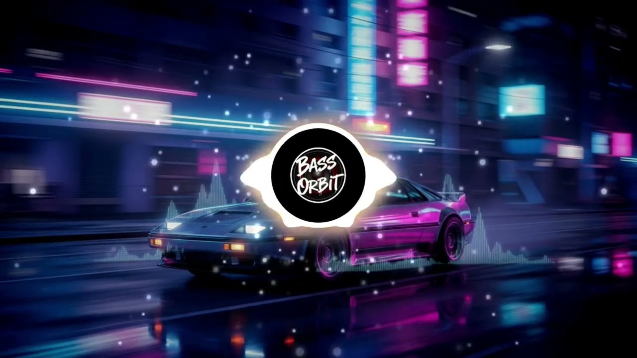 Bass Neon Pursuit 🔊 Synthwave Bass | Bass Orbit Visualizer