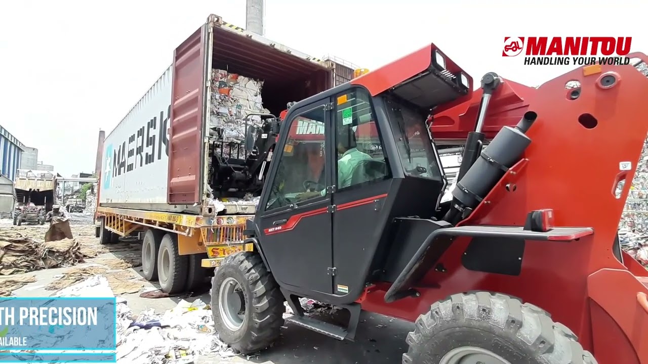 Manitou Telehandler for Paper Handling