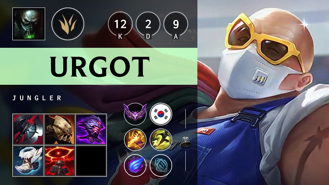 Urgot Jungle vs Karthus - KR Master Patch 25.07