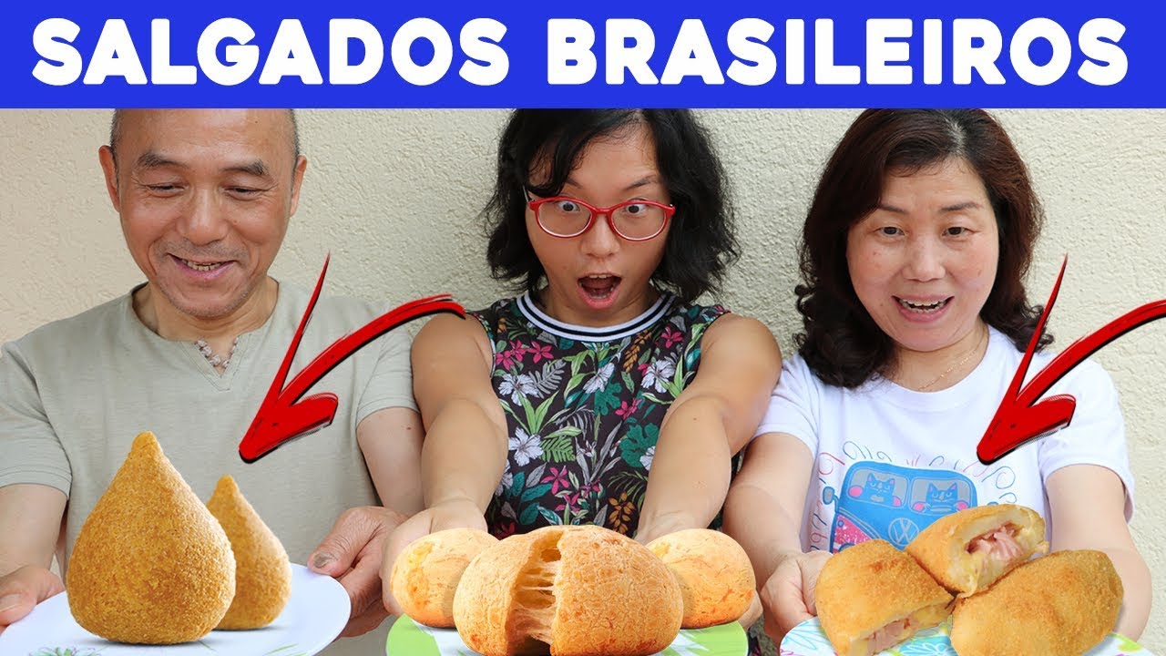 Chineses Provando SALGADOS DO BRASIL | Pula Muralha