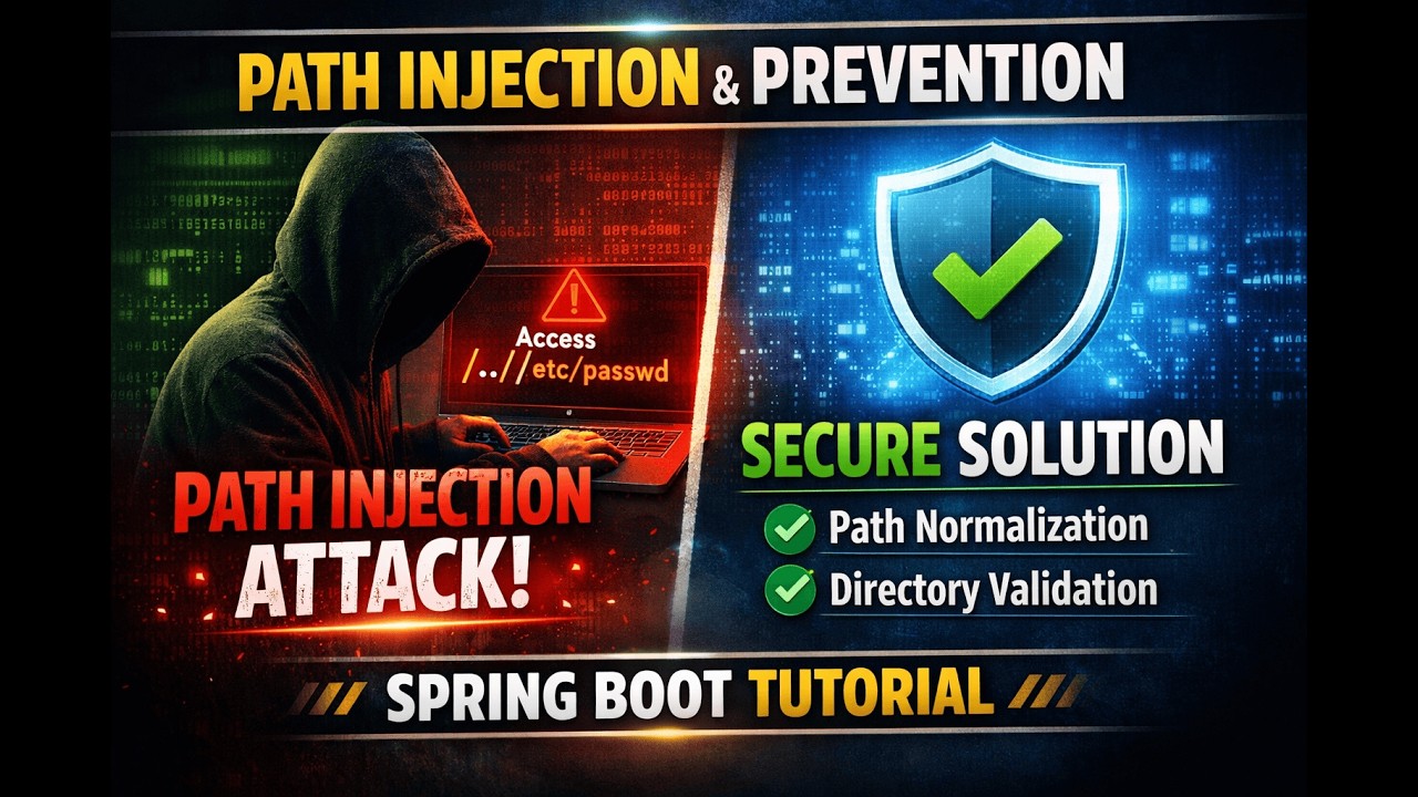 Practical 2 Part 4 – Path Injection (LDAP) Attack & Prevention in Spring Boot | Secure File Access
