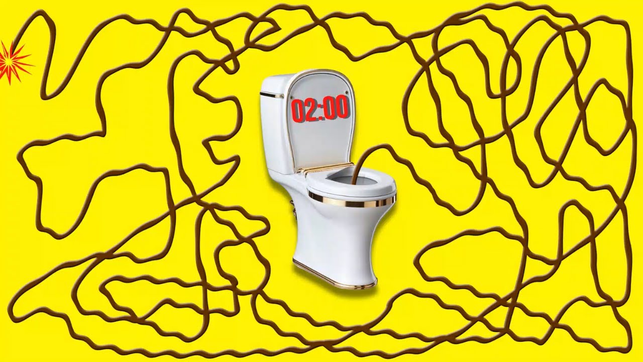 2 Minute Toilet Countdown Bomb Timer 🚽
