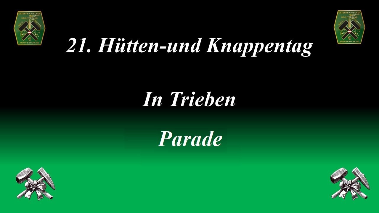 Parade Trieben Östrr  Knappentag