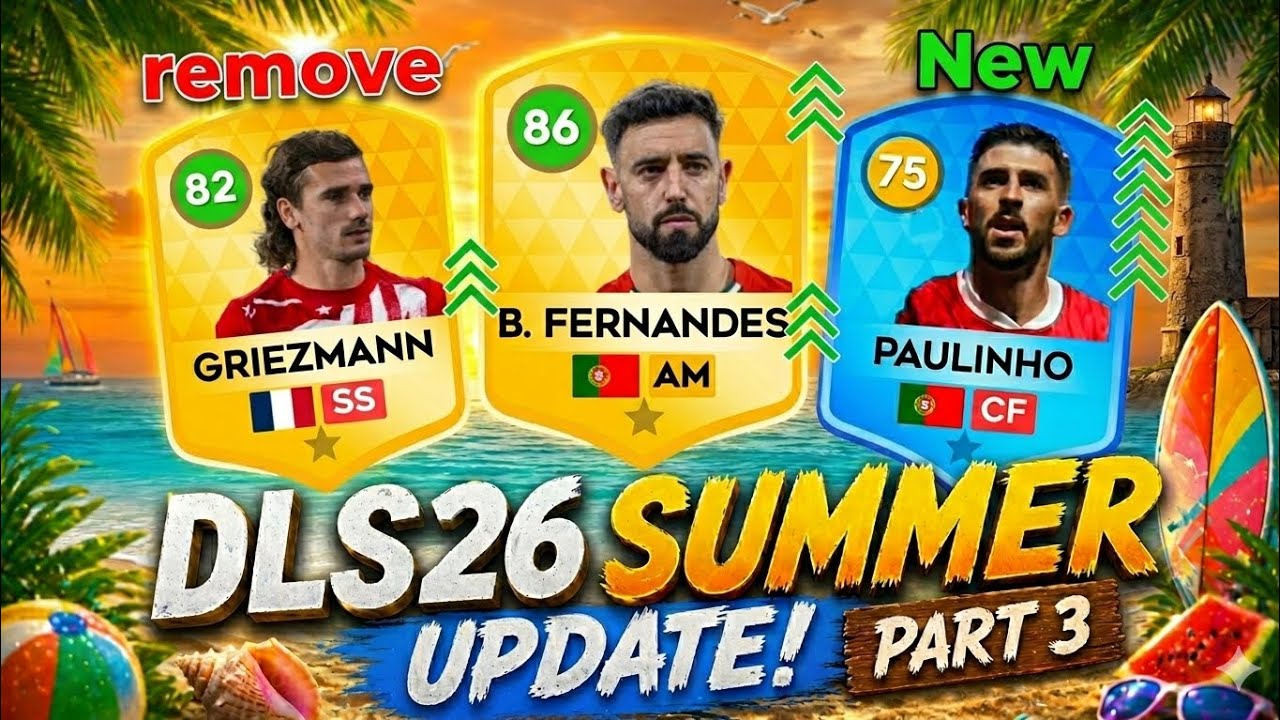 🚨 Летнее обновление DLS 26, часть 3 😱 Список новых и удаленных игроков 🔥 | Dream League Soccer 2026