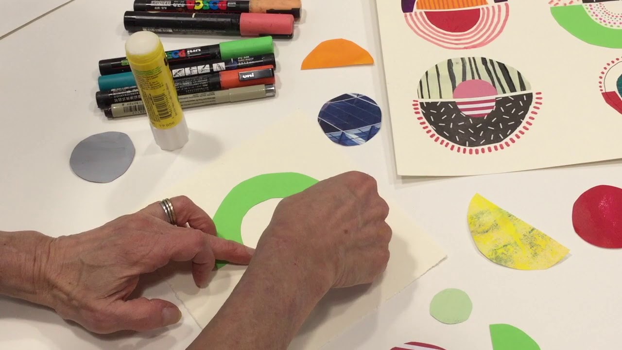 Kitchen Table Art: Circles