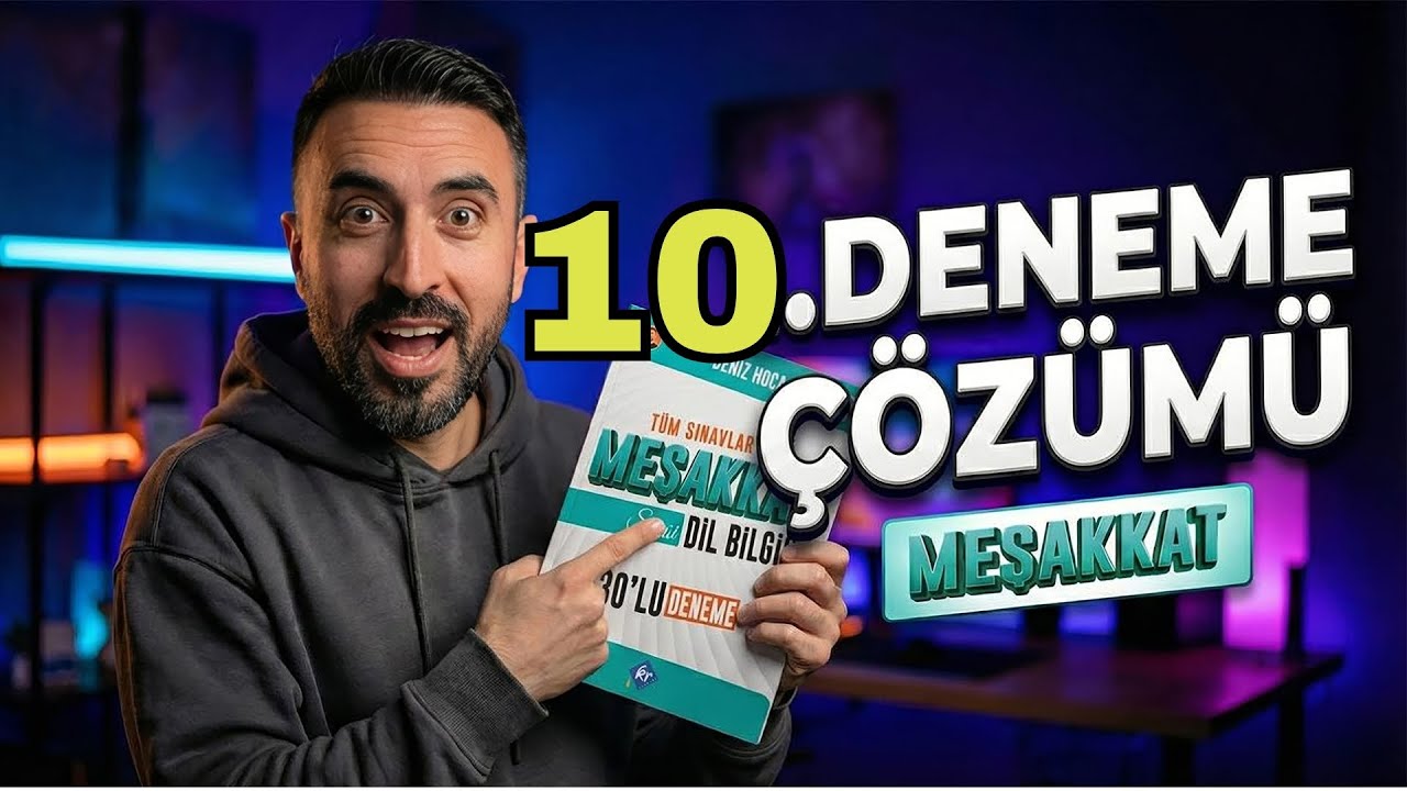 MEŞAKKAT DİL BİLGİSİ DENEME SORU ÇÖZÜMÜ 2026 (10.Deneme) / TYT-KPSS-MSÜ