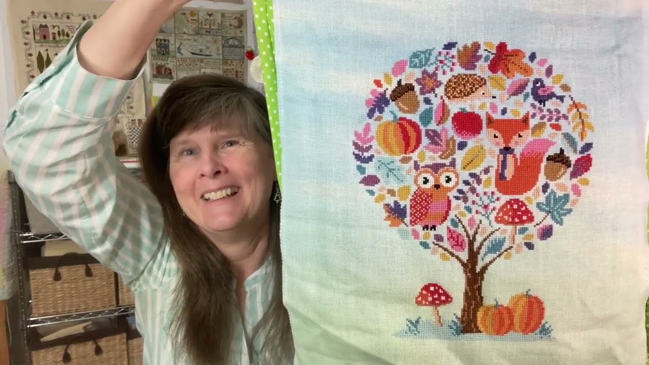 Flosstube #121--8 finishes, 8 starts, and soooooo many projects!!!!!