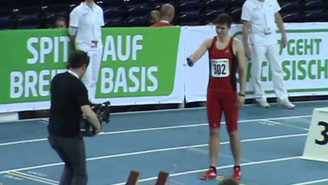 Hallen DM 2014  Leipzig - 4x200m men - Finale 1