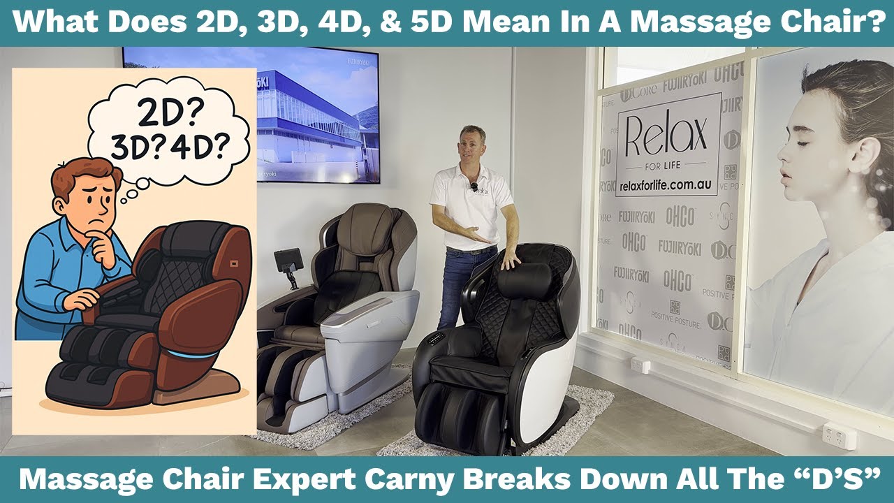 What's The Difference Between A 2D and A 5D Massage Chair?