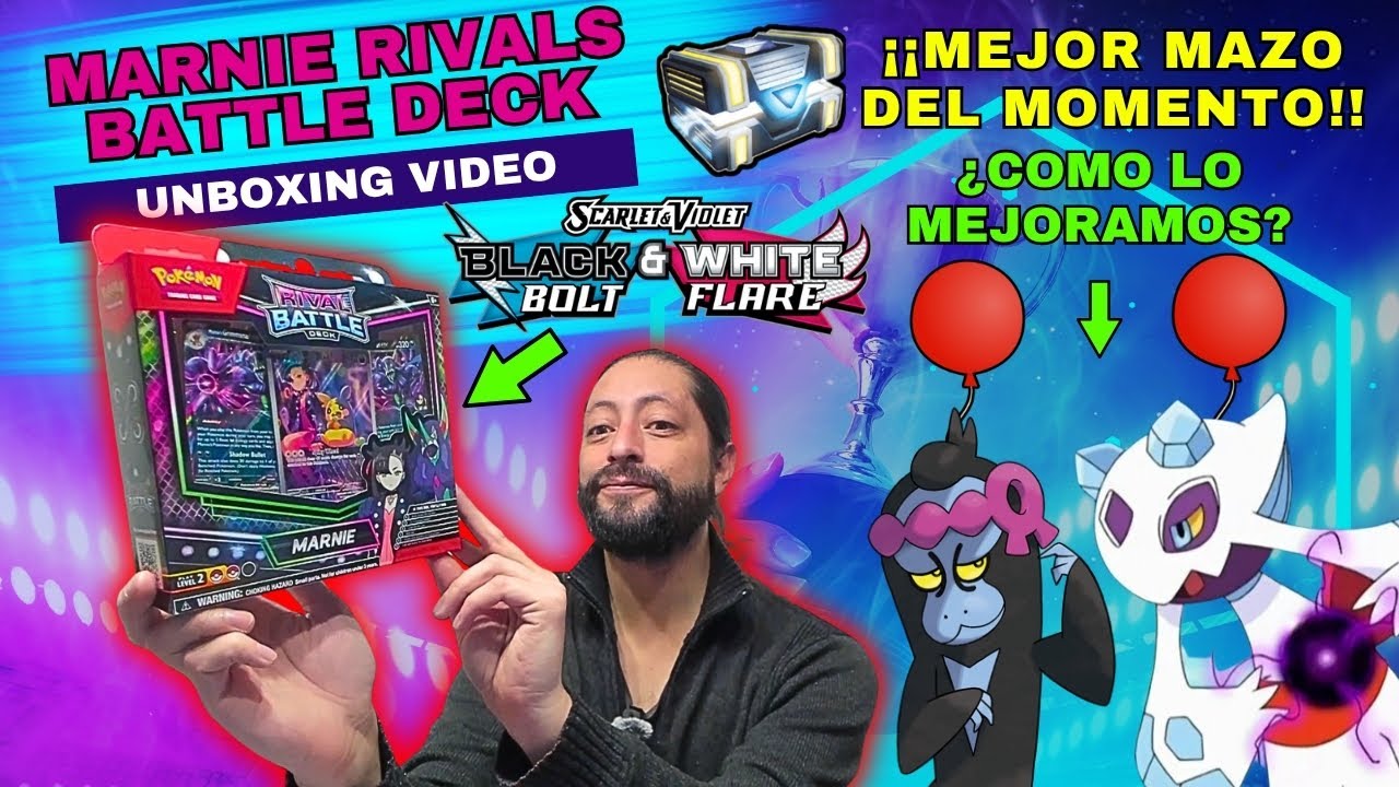 Apertura y Análisis: Rivals Battle Deck Marnie (Grimmsnarl EX) – Mejoralo para Black and White!!!
