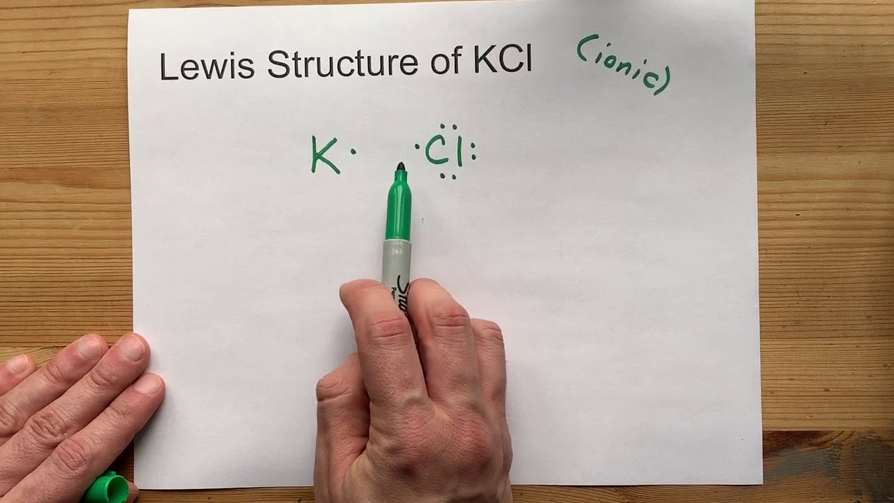 Draw the Lewis Structure of KCl (potassium chloride)